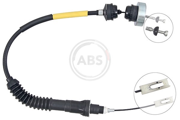 A.b.s. Seilzug, Kupplungsbetätigung [Hersteller-Nr. K27002] für Peugeot, Citroën, Fiat, Lancia