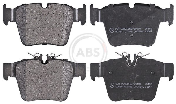 A.b.s. Bremsbelagsatz, Scheibenbremse [Hersteller-Nr. 35152] für Mercedes-Benz