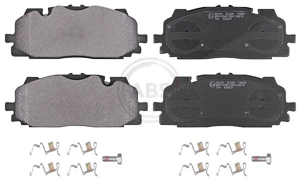 A.b.s. Bremsbeläge vorne (Satz) [Hersteller-Nr. 35125] für Audi, Cupra, VW