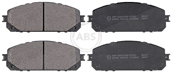 A.b.s. Bremsbelagsatz, Scheibenbremse [Hersteller-Nr. 35047] für Jeep
