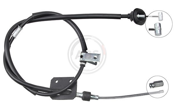 A.b.s. 1x Handbremsseil Trommelbremse Hinterachse [Hersteller-Nr. K15917] für Suzuki