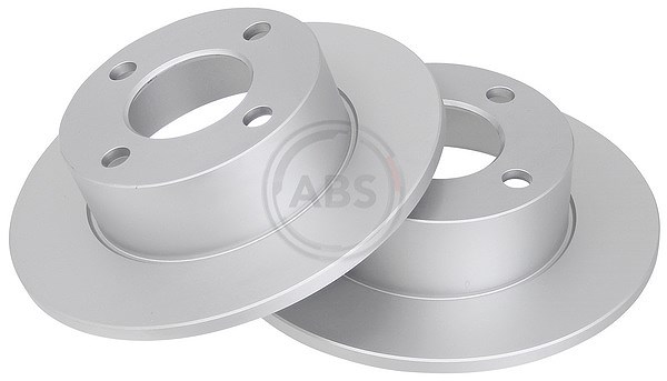 2 Bremsscheiben Hinterachse voll Ø 245 mm 10 mm A.B.S. für u.a. AUDI COUPE - Bild 5