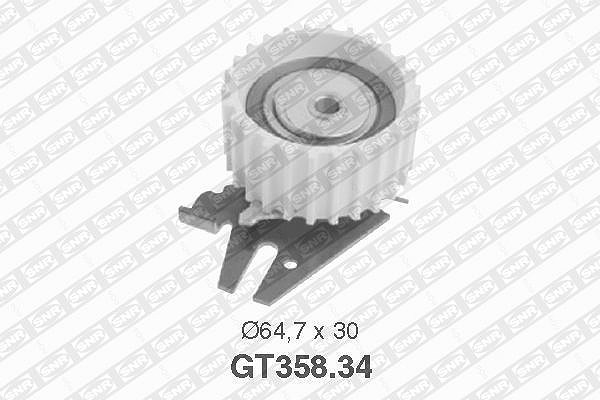 Snr Spannrolle, Zahnriemen [Hersteller-Nr. GT358.34] für Lancia, Fiat