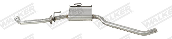 Walker Mittelschalldämpfer [Hersteller-Nr. 22571] für Opel, Vauxhall