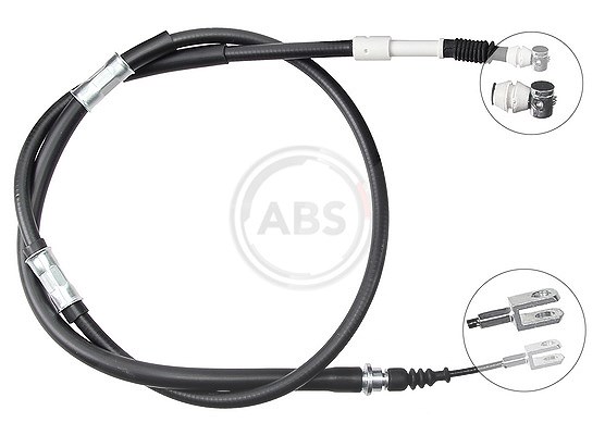 A.b.s. Handbremsseil Scheibenbremse Hinterachse links [Hersteller-Nr. K16697] für Toyota