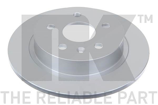 Nk Bremsscheibe Hinterachse Voll [Hersteller-Nr. 203668] für Vauxhall, Opel, Saab