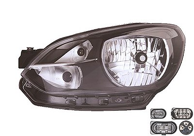 Van Wezel Hauptscheinwerfer [Hersteller-Nr. 5701961] für VW