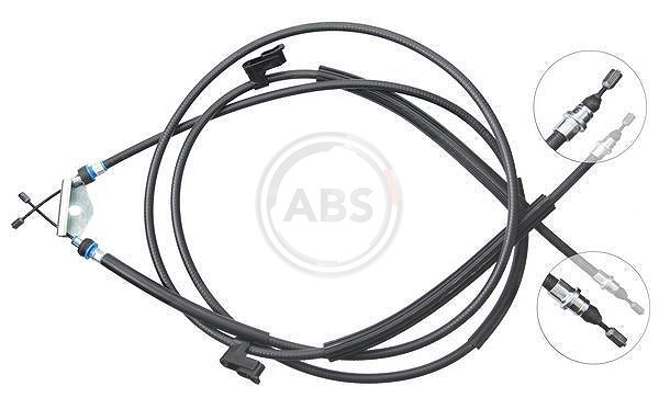 A.b.s. 1x Handbremsseil Scheibenbremse Hinterachse [Hersteller-Nr. K13456] für Volvo