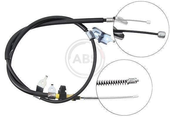 A.b.s. Handbremsseil Trommelbremse Hinterachse [Hersteller-Nr. K16528] für Daihatsu, Toyota