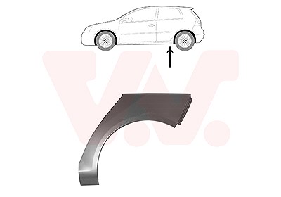Van Wezel Seitenwand [Hersteller-Nr. 5894145] für VW