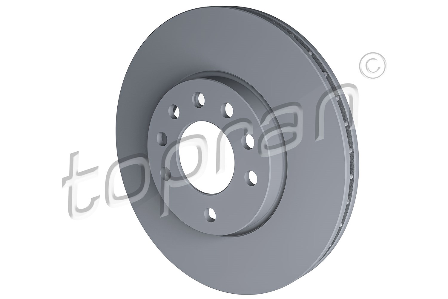 Topran Bremsscheibe Vorderachse Belüftet [Hersteller-Nr. 205524] für Opel, Vauxhall