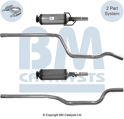 Bm Catalysts Ruß-/Partikelfilter, Abgasanlage [Hersteller-Nr. BM11062P] für Vauxhall, Opel