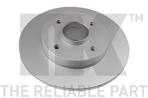 Nk 1x Bremsscheibe hinten ohne Radlager [Hersteller-Nr. 311939] für Citroën, Peugeot