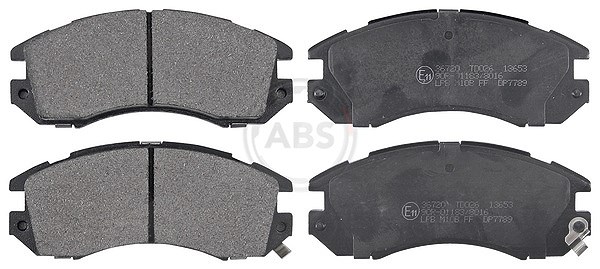 A.b.s. Bremsbelagsatz, Scheibenbremse [Hersteller-Nr. 36720] für Subaru