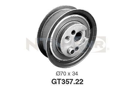 Snr Spannrolle, Zahnriemen [Hersteller-Nr. GT357.22] für VW, Audi