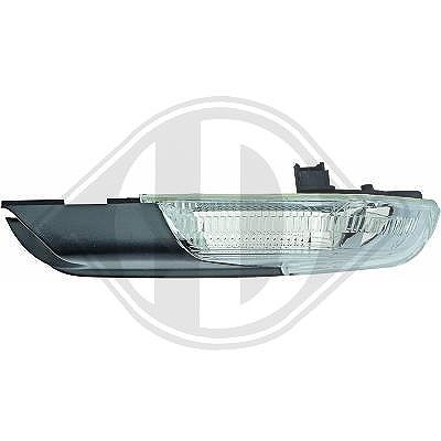 Diederichs Spiegel-Blinkleuchte LED, mit Abdeckung [Hersteller-Nr. 2205427] für Skoda, VW