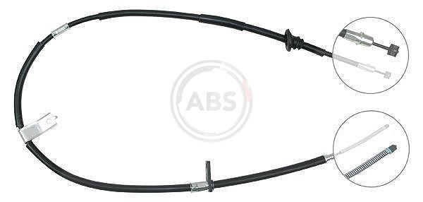 A.b.s. Handbremsseil Trommelbremse Hinterachse [Hersteller-Nr. K10897] für Hyundai