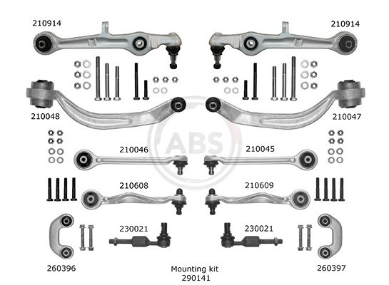 A.b.s. Reparatursatz, Querlenker [Hersteller-Nr. 219901] für Audi