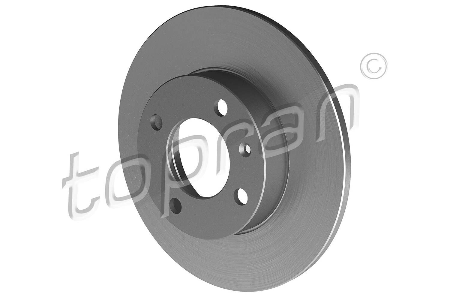 Topran Bremsscheibe Vorder-/Hinterachse Voll [Hersteller-Nr. 104164] für Audi, Seat, VW