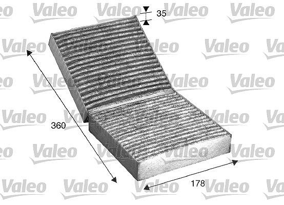Valeo Filter, Innenraumluft [Hersteller-Nr. 715508] für Mercedes-Benz
