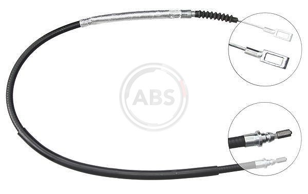 A.b.s. 1x Handbremsseil Scheibenbremse Hinterachse [Hersteller-Nr. K13206] für Citroën, Peugeot, Fiat