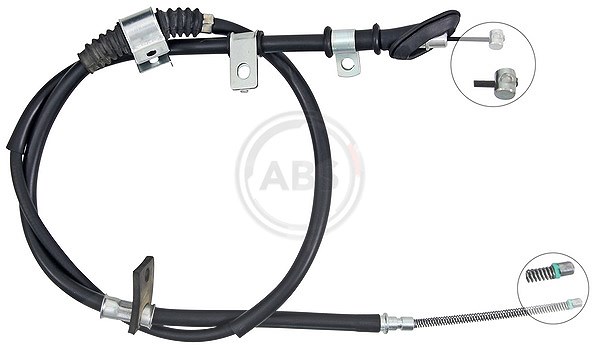 A.b.s. Seilzug, Feststellbremse [Hersteller-Nr. K14198] für Hyundai