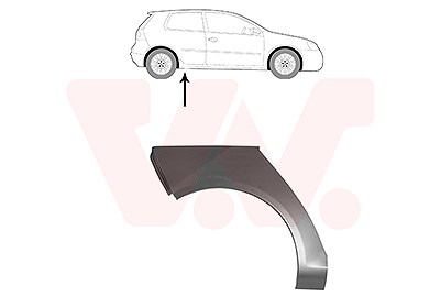 Van Wezel Seitenwand [Hersteller-Nr. 5894146] für VW
