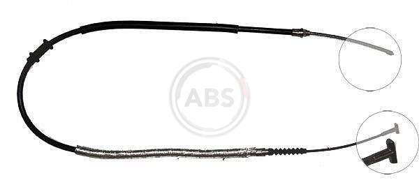 A.b.s. Seilzug, Feststellbremse [Hersteller-Nr. K13178] für Fiat, Alfa Romeo
