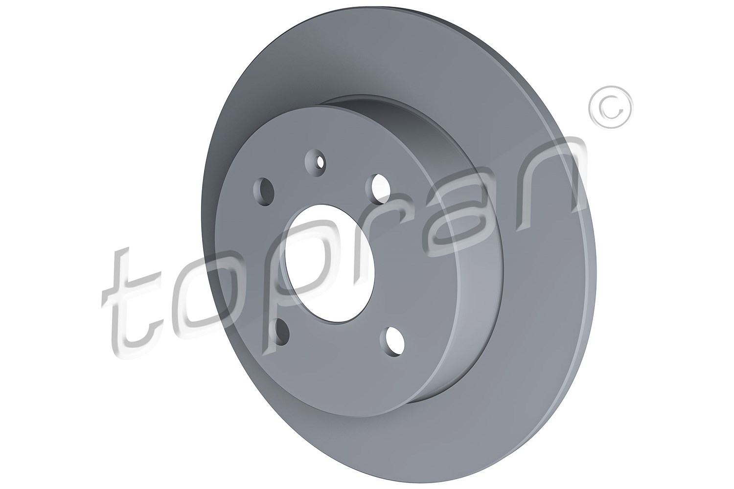 Topran Bremsscheibe Hinterachse Voll [Hersteller-Nr. 205525] für Opel, Vauxhall