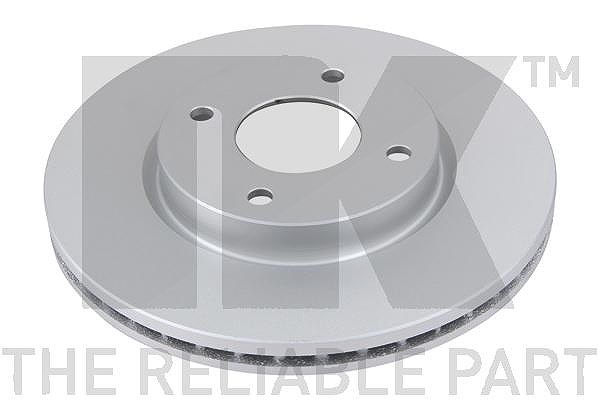 Nk 1x Bremsscheibe [Hersteller-Nr. 312283] für Nissan