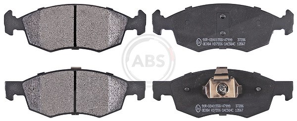 A.b.s. Bremsbelagsatz, Scheibenbremse [Hersteller-Nr. 37286] für Fiat