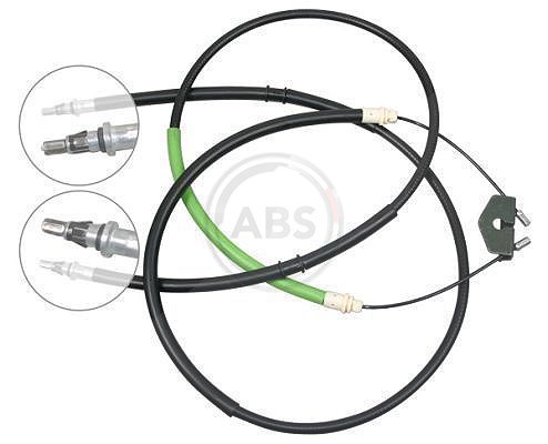 A.b.s. 1x Handbremsseil Hinterachse [Hersteller-Nr. K17402] für Mazda, Ford