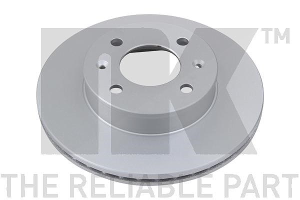 Nk 1x Bremsscheibe Vorderachse Belüftet [Hersteller-Nr. 313517] für Kia, Hyundai
