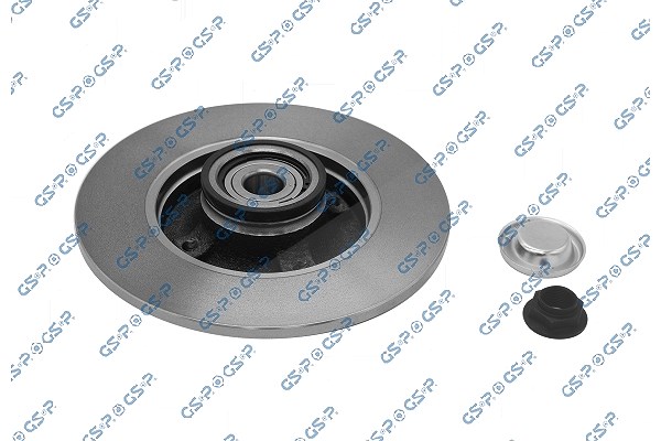 Gsp 1x Bremsscheibe Hinterachse Voll+Radlager+ABS [Hersteller-Nr. 9225042K] für Citroën, Peugeot