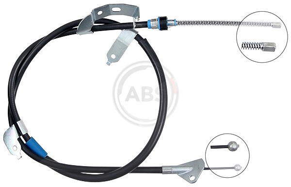 A.b.s. Seilzug, Feststellbremse [Hersteller-Nr. K15010] für Citroën, Peugeot, Toyota