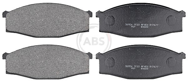 A.b.s. Bremsbelagsatz, Scheibenbremse [Hersteller-Nr. 36954] für Subaru, Nissan