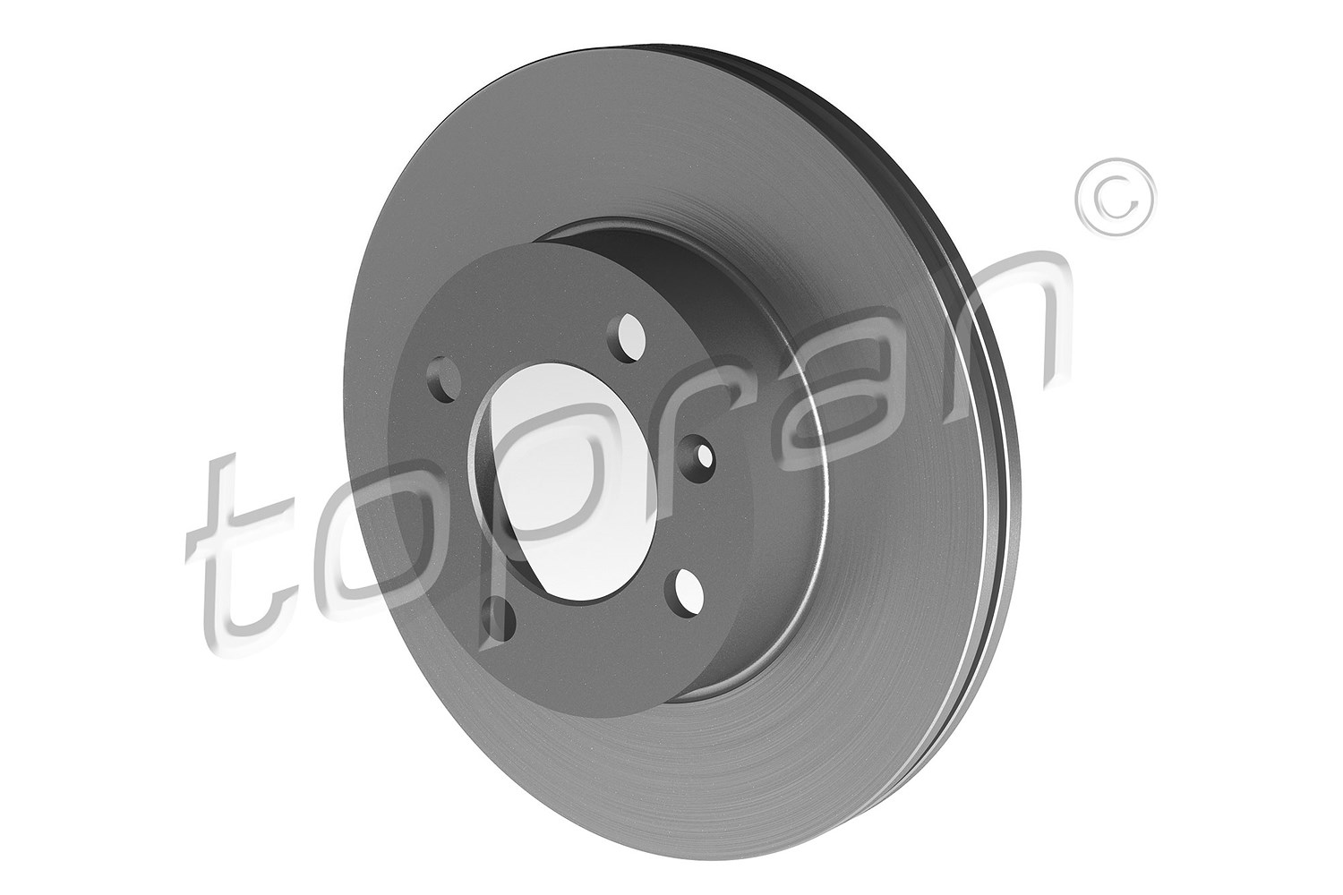 Topran Bremsscheibe Vorderachse Belüftet [Hersteller-Nr. 103407] für Audi, Seat, VW