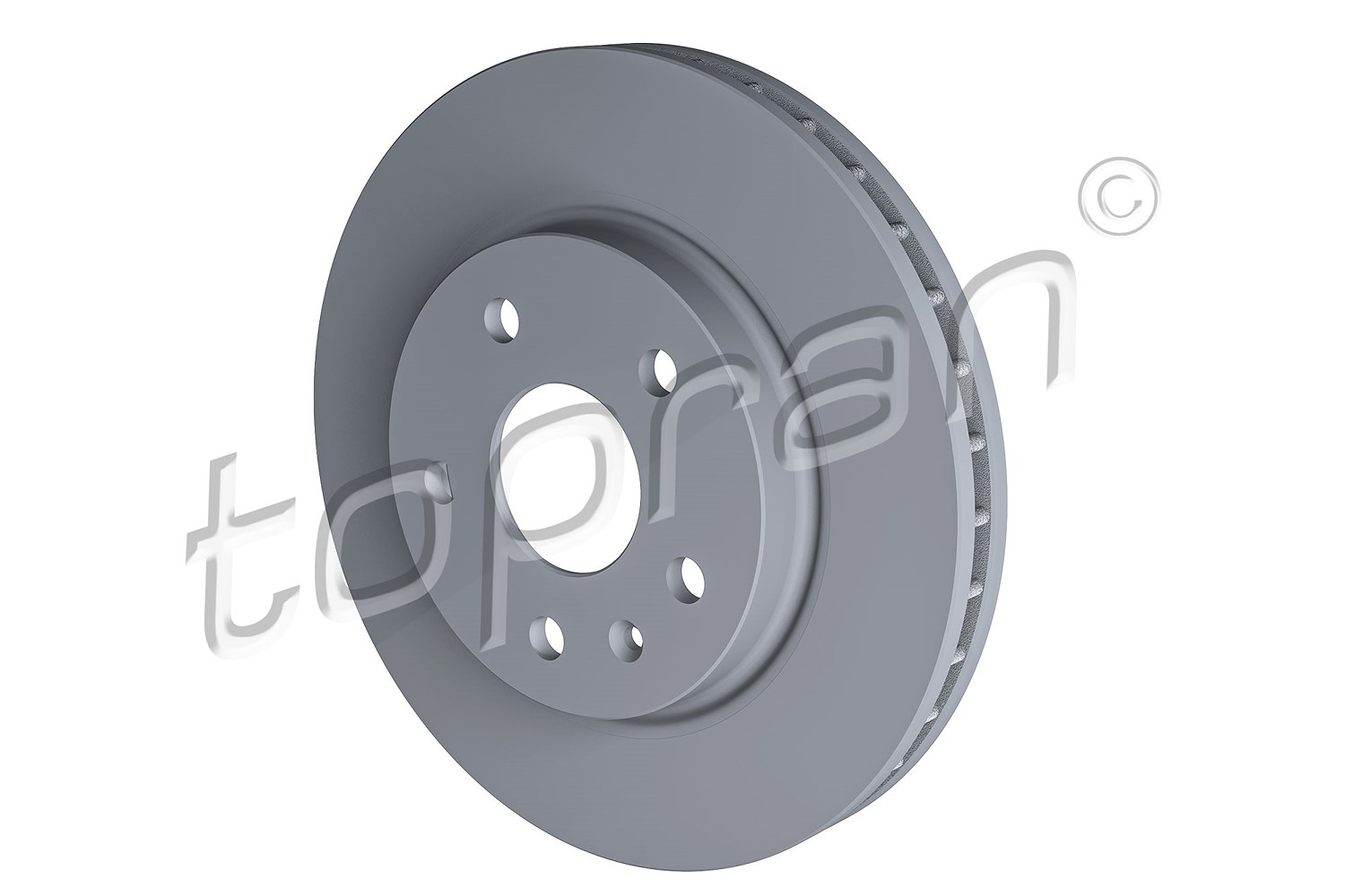 Topran Bremsscheibe Vorderachse Belüftet [Hersteller-Nr. 207809] für Vauxhall, Opel, Chevrolet