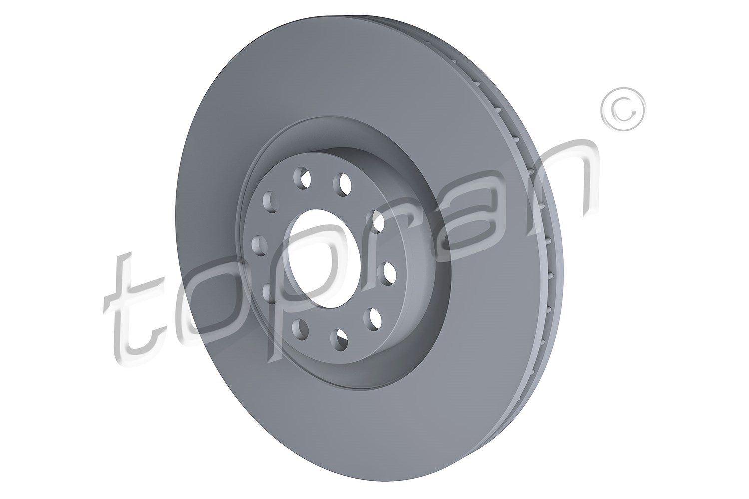 Topran Bremsscheibe Vorderachse Belüftet [Hersteller-Nr. 110432] für Seat, Audi