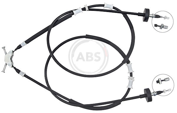 A.b.s. Seilzug, Feststellbremse [Hersteller-Nr. K12046] für Chevrolet, Opel, Vauxhall