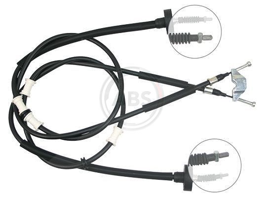 A.b.s. 1x Handbremsseil Scheibenbremse Hinterachse [Hersteller-Nr. K17305] für Vauxhall, Opel