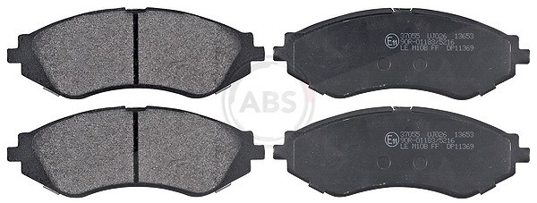 A.b.s. Bremsbeläge vorne (Satz) [Hersteller-Nr. 37055] für Chevrolet, Daewoo