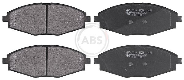 A.b.s. Bremsbelagsatz, Scheibenbremse [Hersteller-Nr. 37139] für Daewoo, Chevrolet