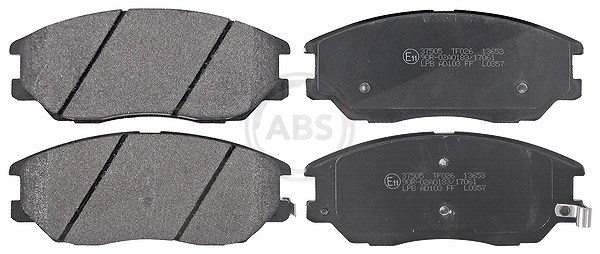 A.b.s. Bremsbelagsatz, Scheibenbremse [Hersteller-Nr. 37505] für Kia, Ssangyong, Hyundai