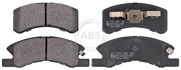 A.b.s. Bremsbeläge vorne (Satz) [Hersteller-Nr. 37490] für Mitsubishi, Daihatsu