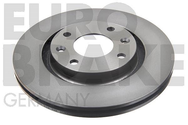 Eurobrake Bremsscheibe Vorderachse BELÜFTET [Hersteller-Nr. 5815201929] für Citroën, Opel, Vauxhall, Peugeot, Ds