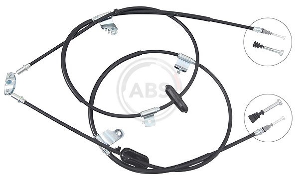 A.b.s. Seilzug, Feststellbremse [Hersteller-Nr. K17603] für Vauxhall, Chevrolet, Opel