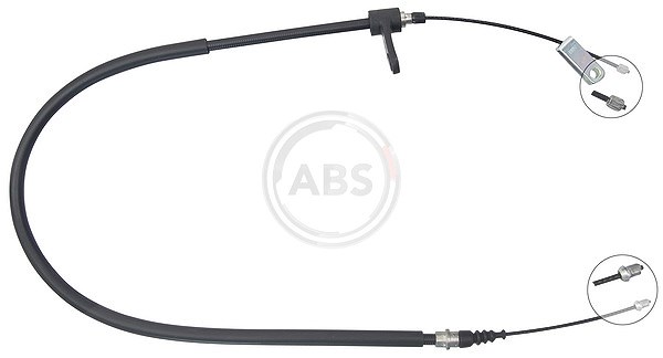 A.b.s. Seilzug, Feststellbremse [Hersteller-Nr. K11048] für Lancia, Fiat, Alfa Romeo