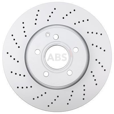 A.b.s. 1x Bremsscheibe Vorderachse Belüftet Gelocht [Hersteller-Nr. 17759] für Mercedes-Benz