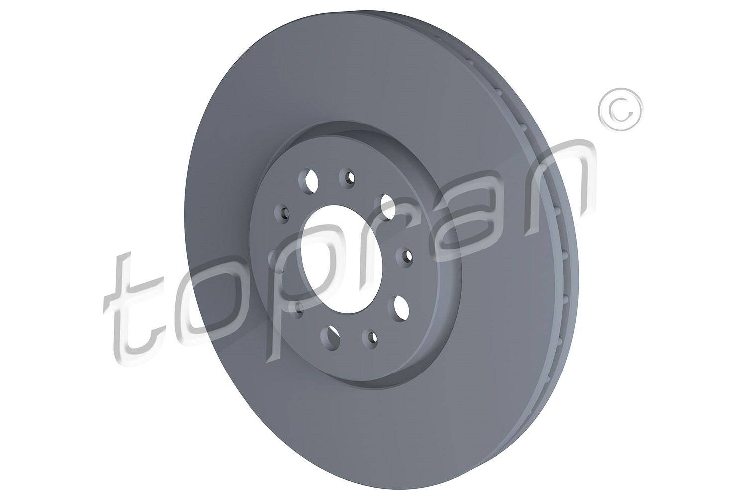 Topran Bremsscheibe Vorderachse belüftet [Hersteller-Nr. 107682] für VW, Audi, Skoda, Seat